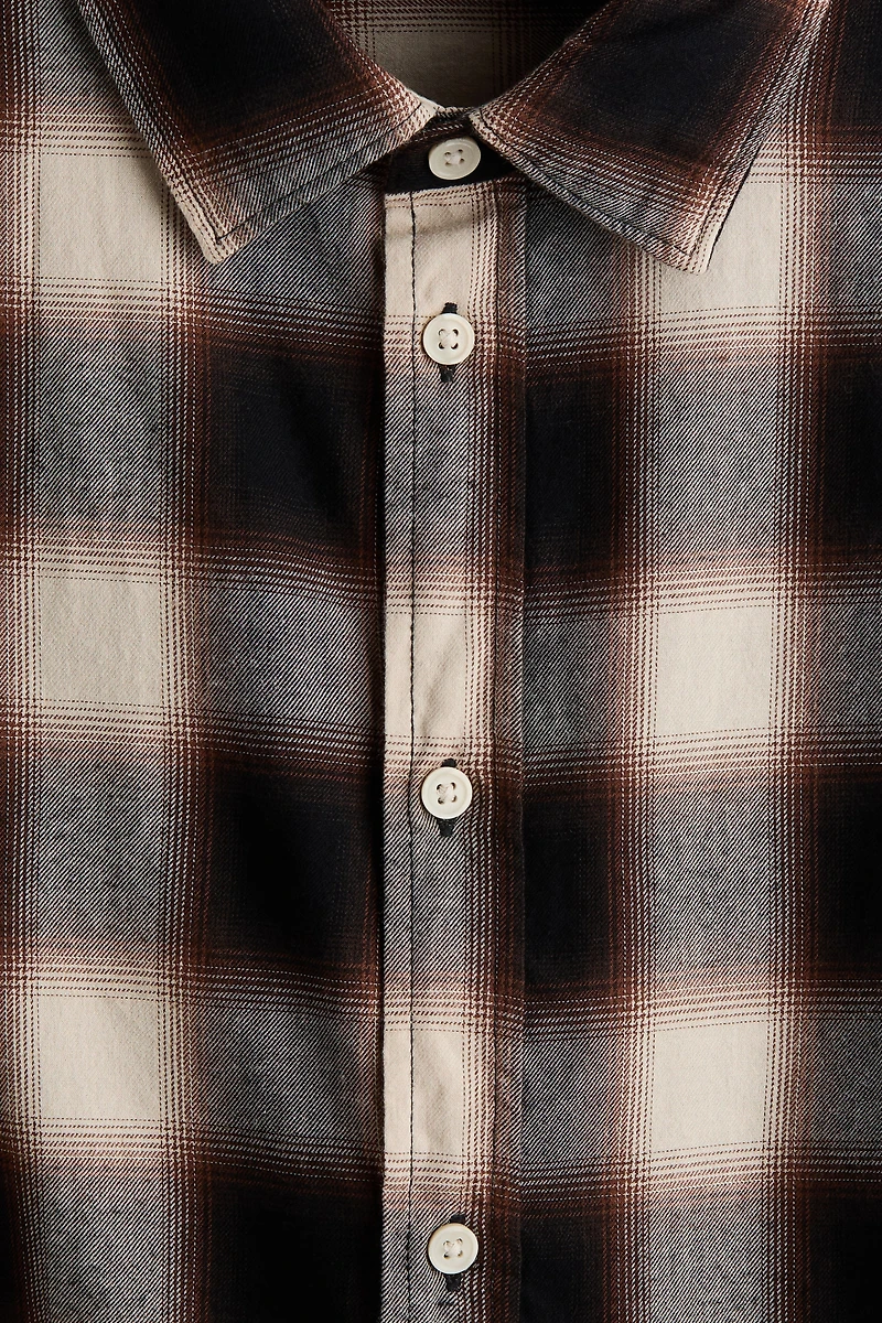 Relaxed-Fit Flannel Shirt