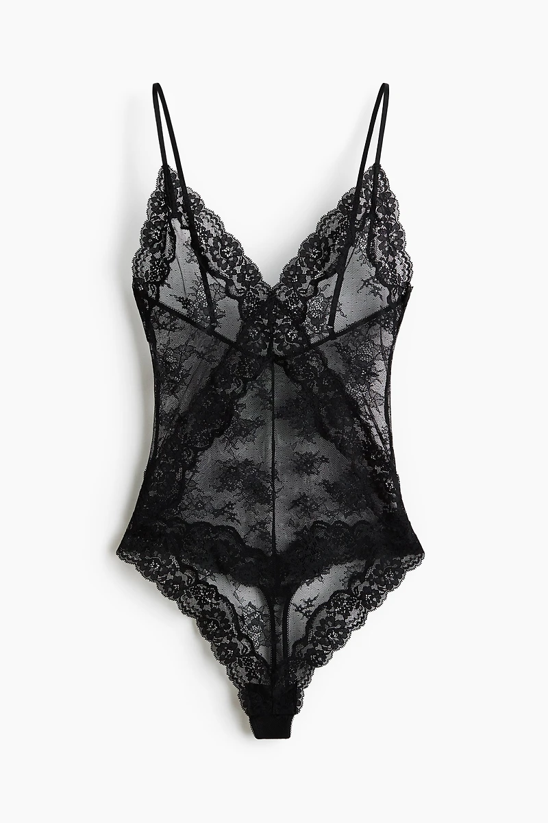 Lace Thong Bodysuit