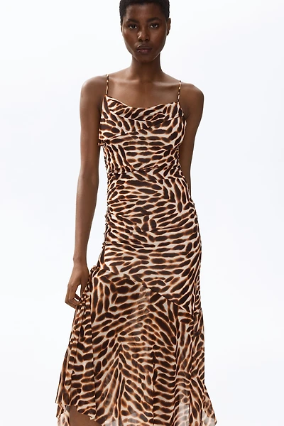Asymmetric Strappy Dress