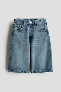 Baggy-Fit Denim Shorts