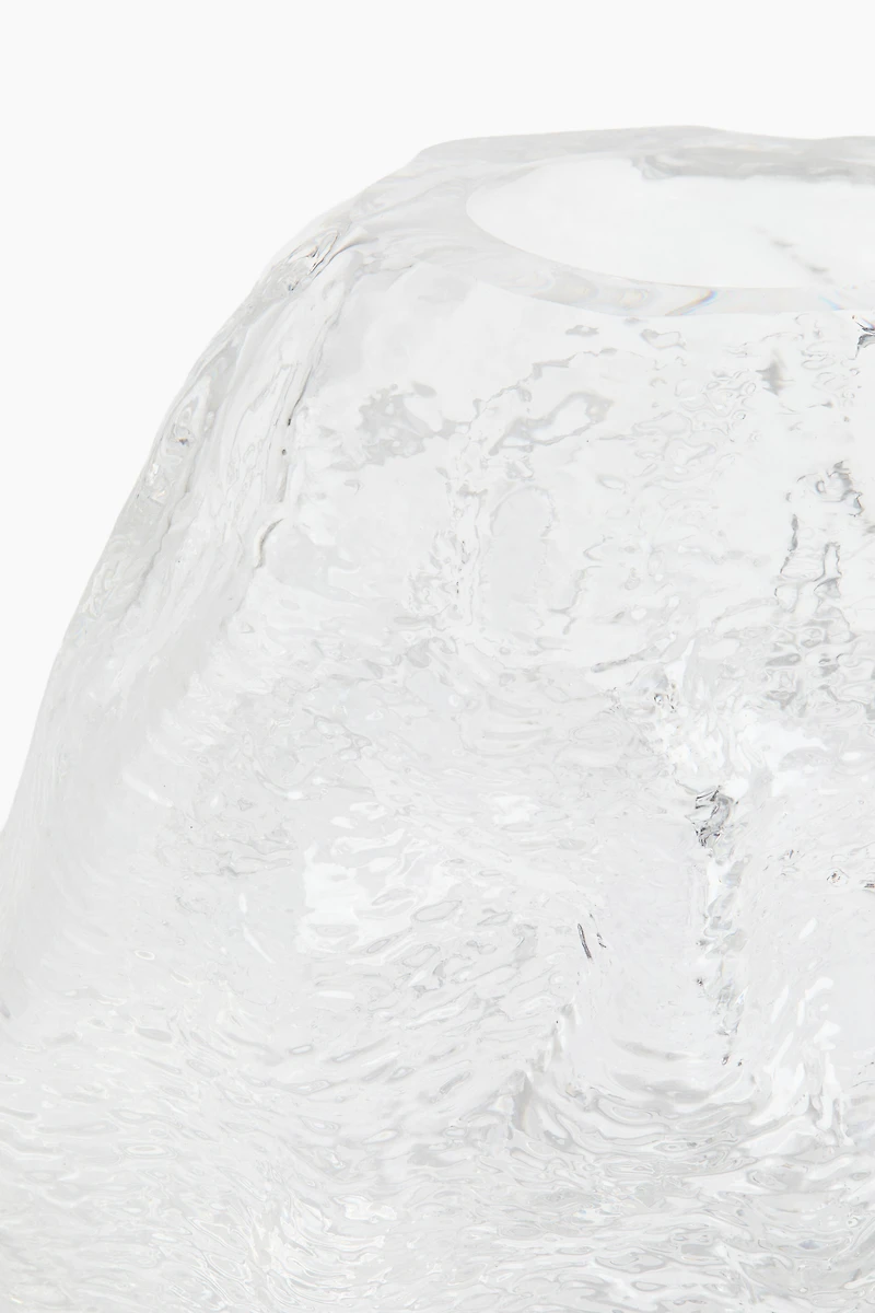 Small Textured Glass Vase