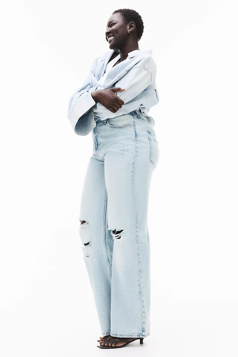 Curvy Fit Wide Ultra High Jeans