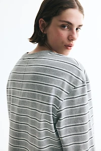 Long-Sleeved Cotton Top