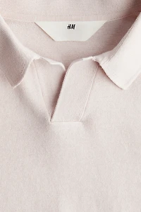 Fine-knit Polo Shirt