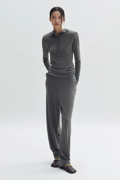 Merino Wool Polo Shirt