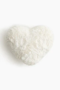 Fluffy Heart-Shaped Cushion