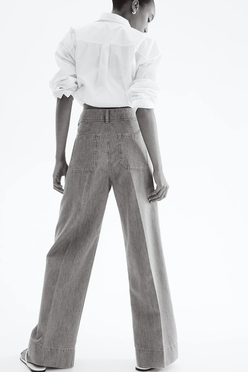 Wide High Jeans