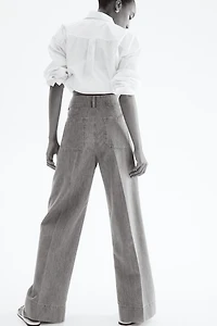 Wide High Jeans