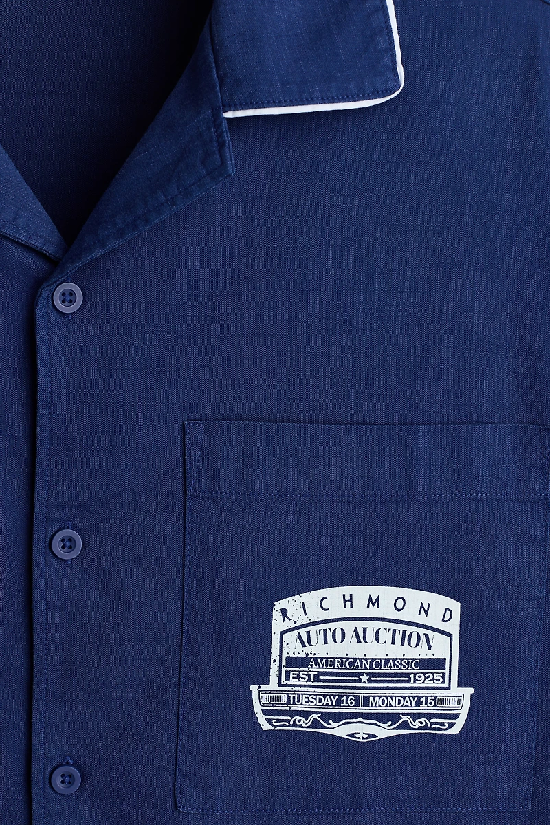 Chemise imprimée décontractée