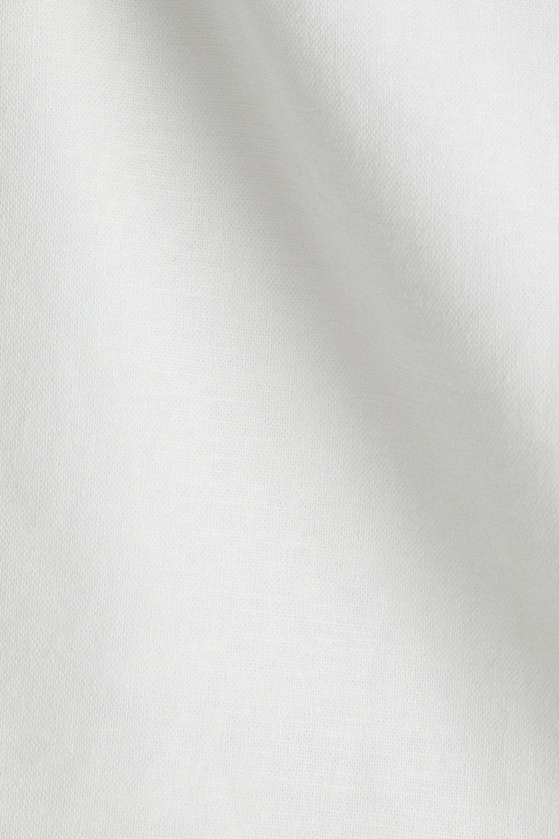 Linen-Blend Mini Skort