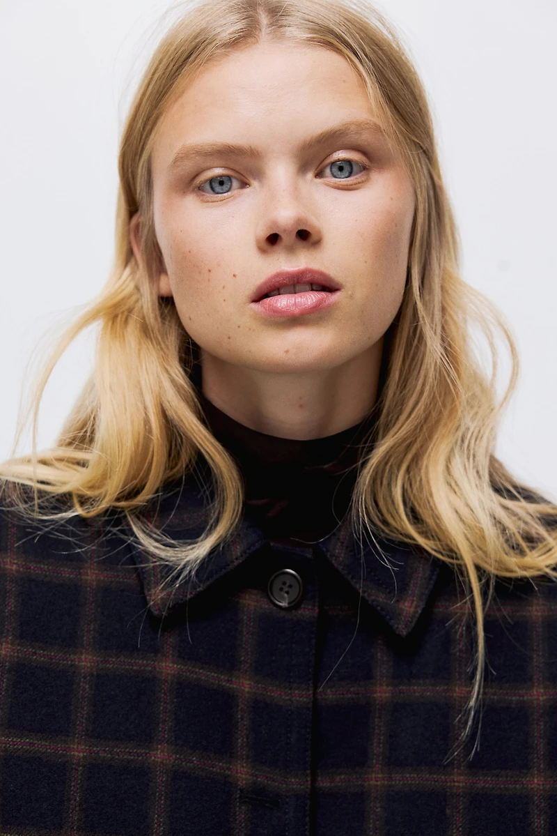 Veste en laine mélangée