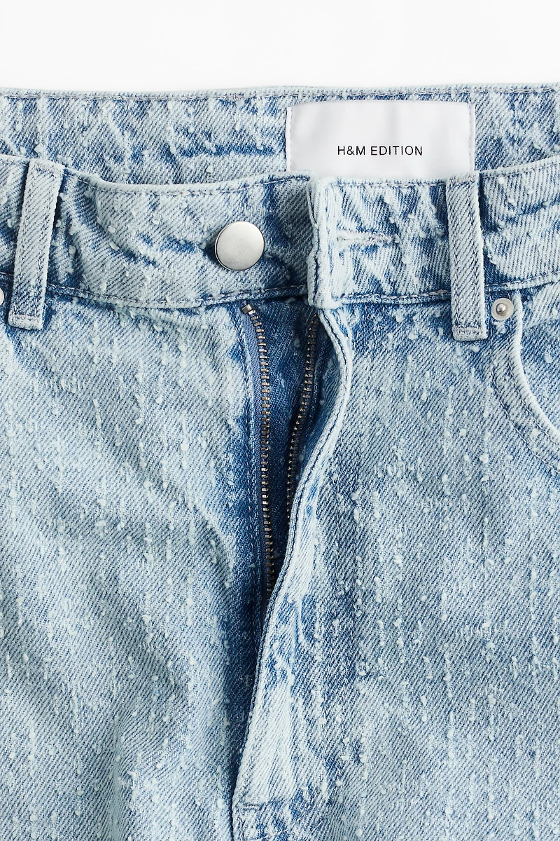 Bouclé Denim Jeans