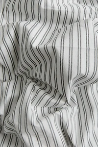 Bow-Detail King/Queen Duvet Cover Set