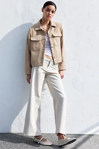 Veste à la finition brossée