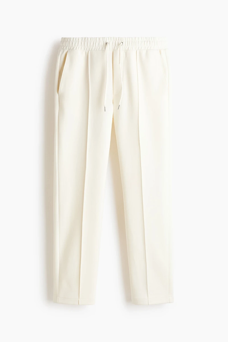 Regular-Fit Interlock Crease-Front Joggers
