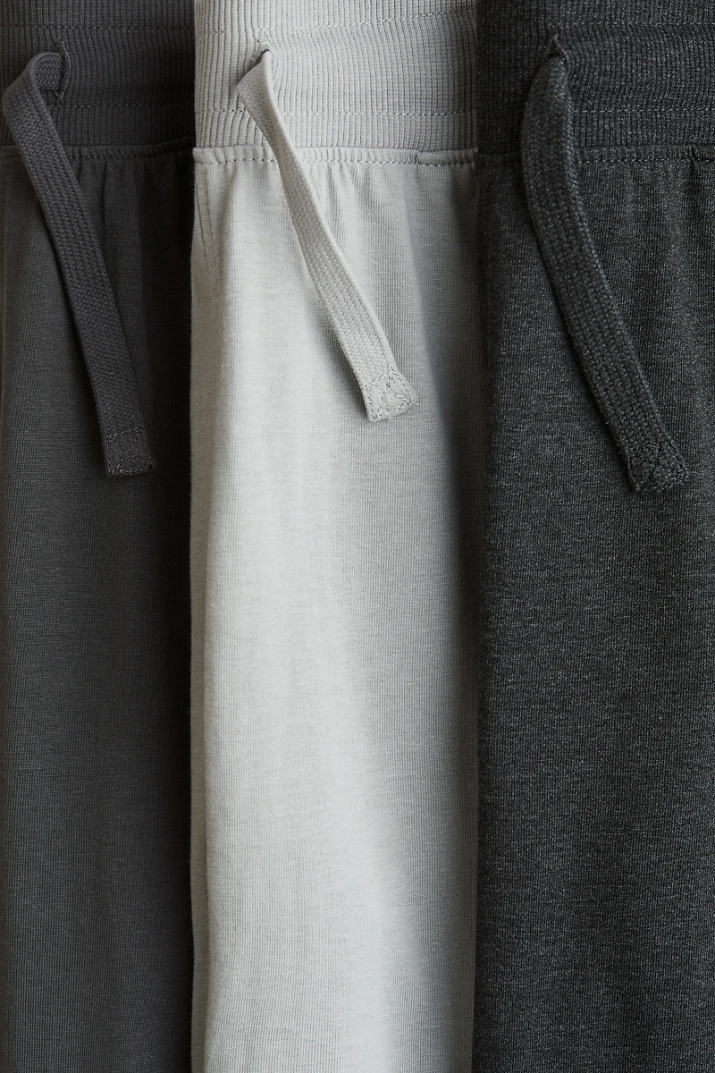 Lot de 3 pantalons jogging en jersey coton