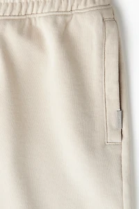 Short coupe décontractée en molleton de coton