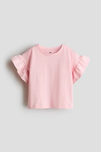 Flutter-Sleeved Top