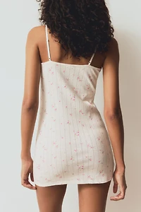 Nuisette en pointelle de coton