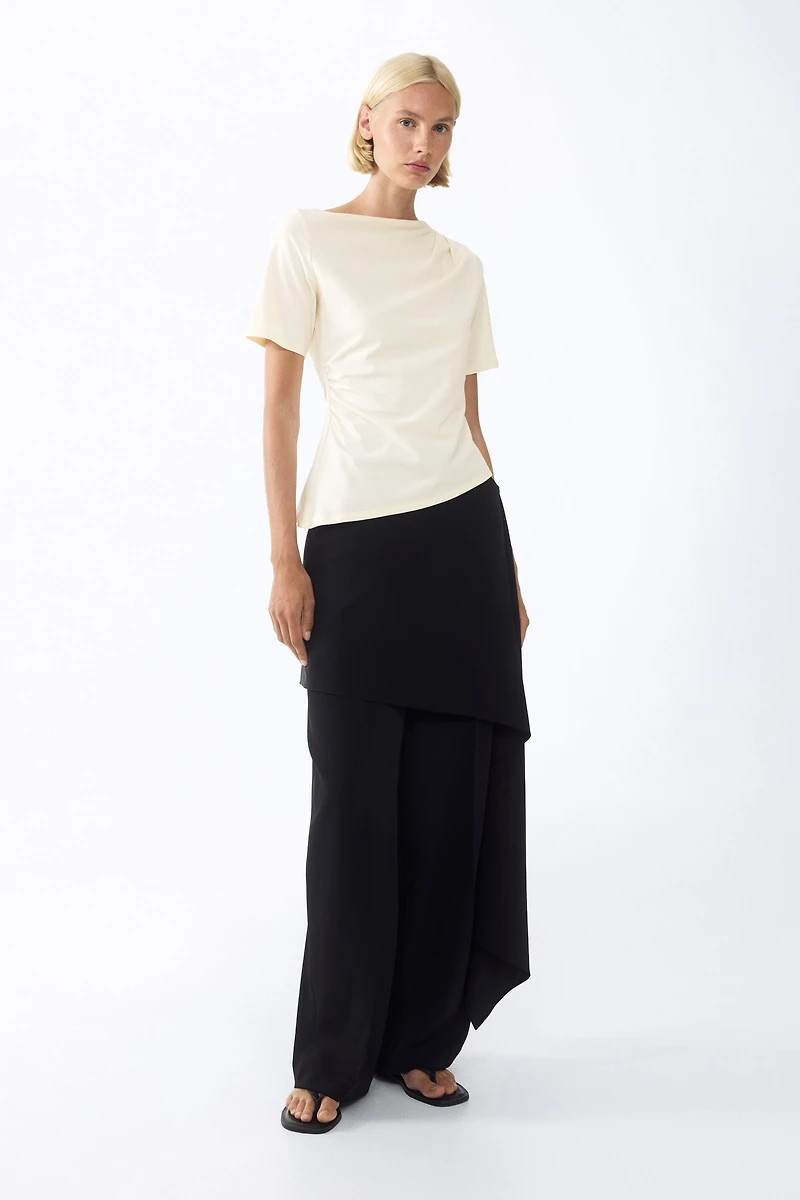 Draped Asymmetric Top