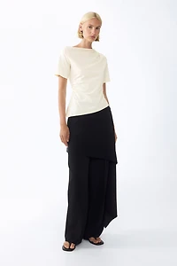 Draped Asymmetric Top