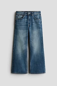 Loose-Fit Bootcut Leg Jeans