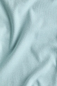 Overlocked Ribbed T-Shirt