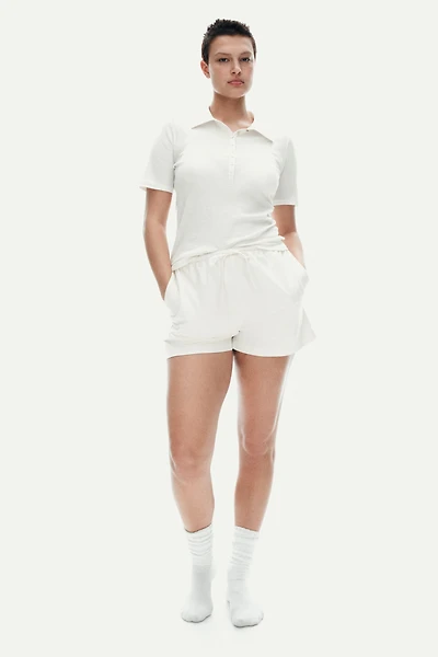 Cotton Shorts with Drawstring
