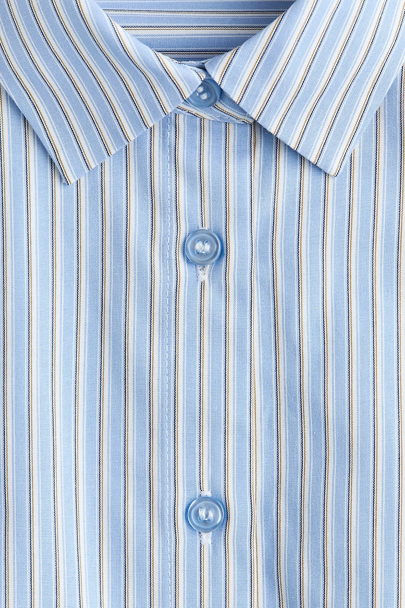 Chemise péplum en coton