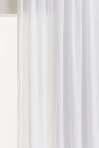 One-pack Long and Wide Linen-Blend Curtain Panel