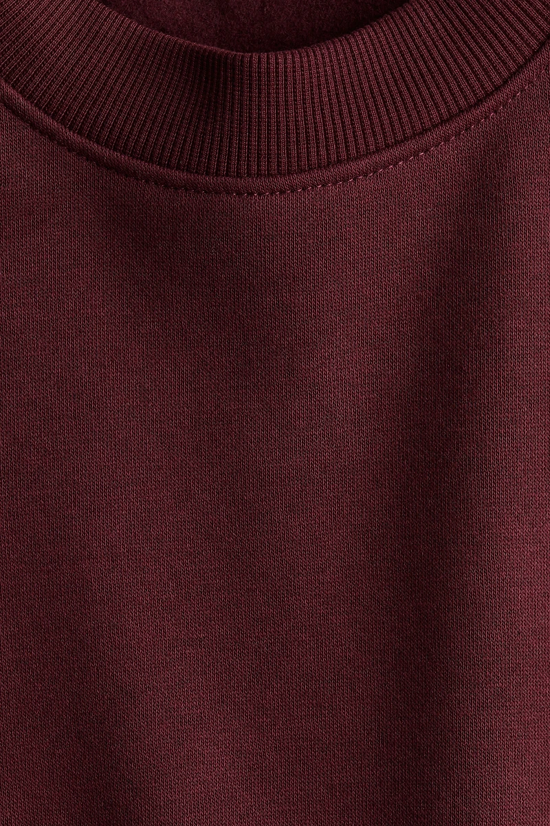 Oversized Brushed-Inside Sweatshirt