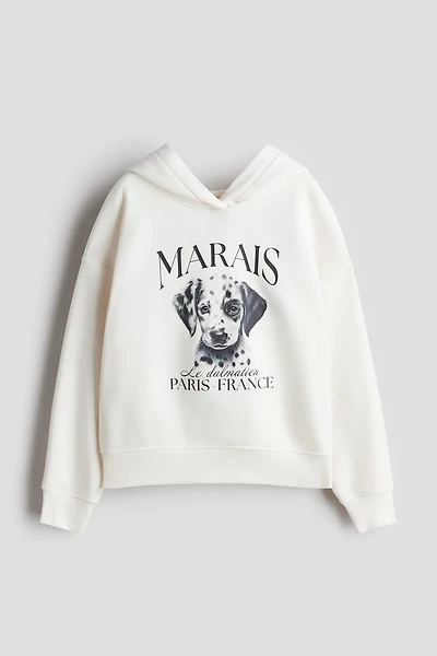 Oversized Hoodie with Motif