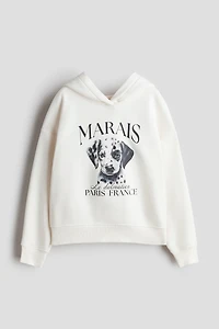 Oversized Hoodie with Motif