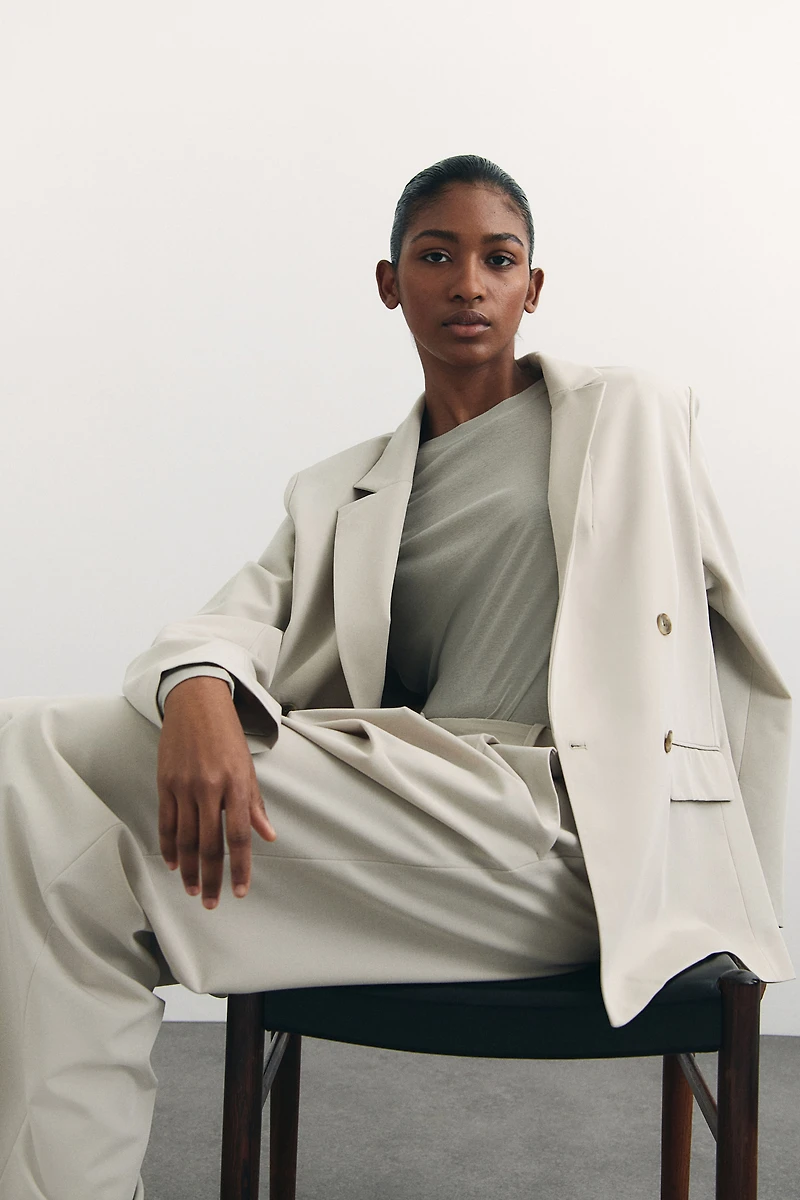 Double-Breasted Blazer