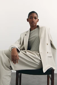Double-Breasted Blazer