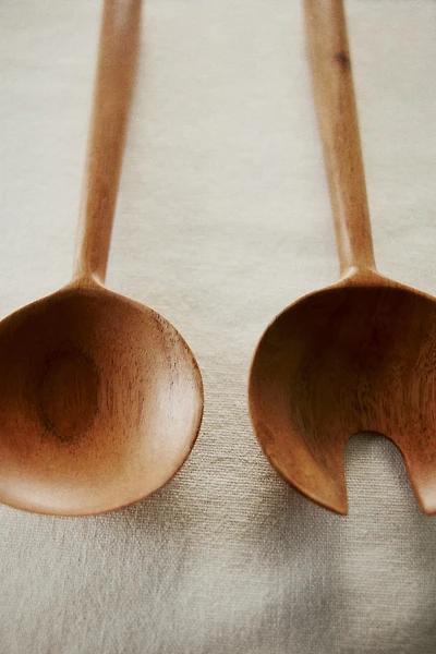 Cuillères à salade en bois