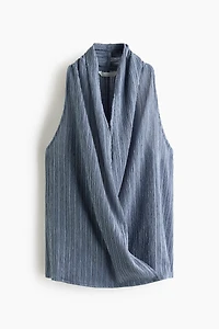Crinkled Wrap Top