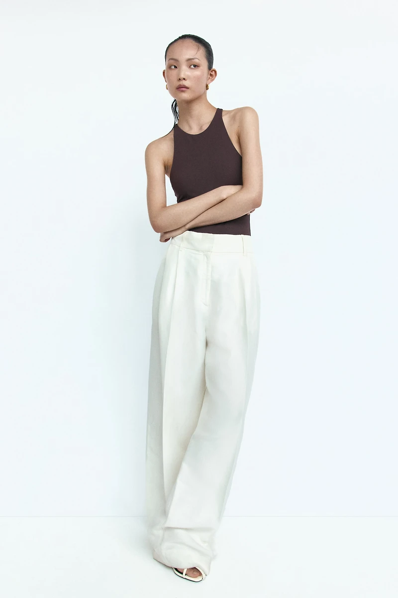 Sleeveless Thong Bodysuit