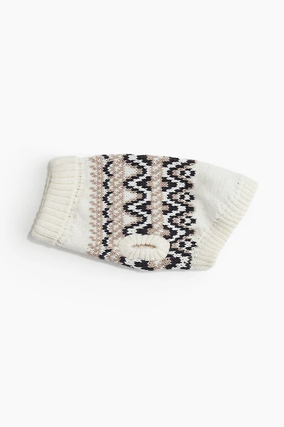 Jacquard-Knit Dog Sweater