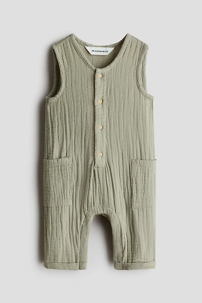 Cotton Muslin Romper Suit