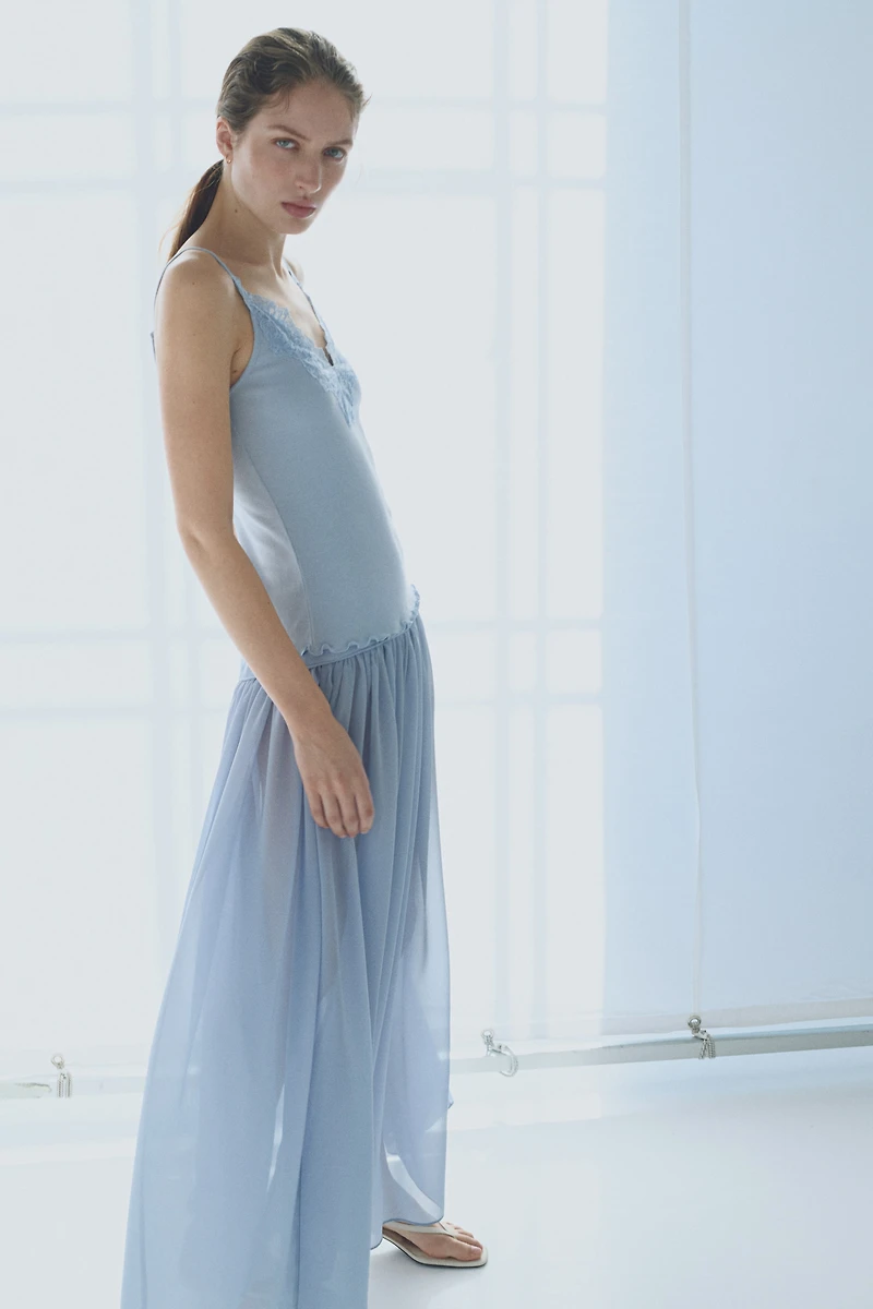 Lace-Trimmed Camisole Top