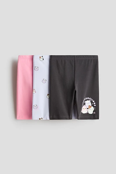 Lot de 3 shorts cycliste avec motifs