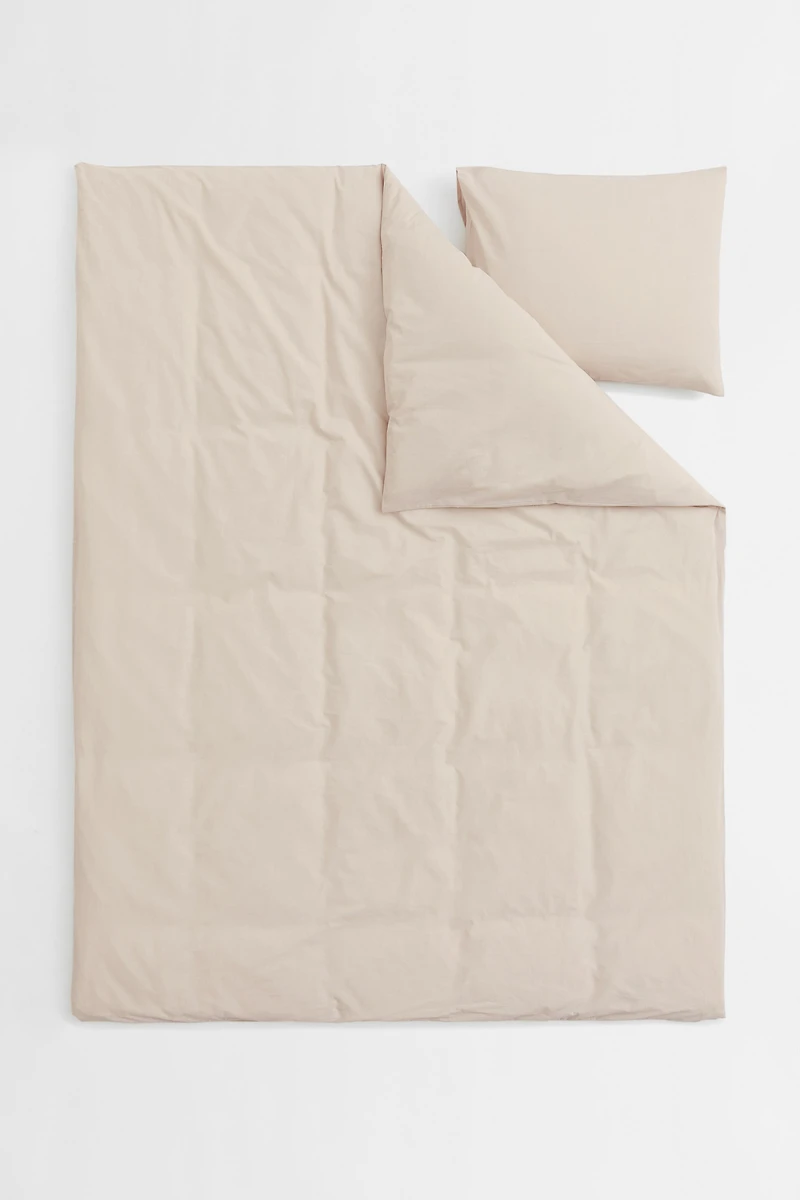 Parure de couette lit simple en coton