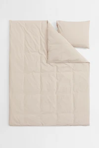 Parure de couette lit simple en coton