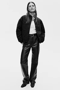 Quilted Bomber Jacket