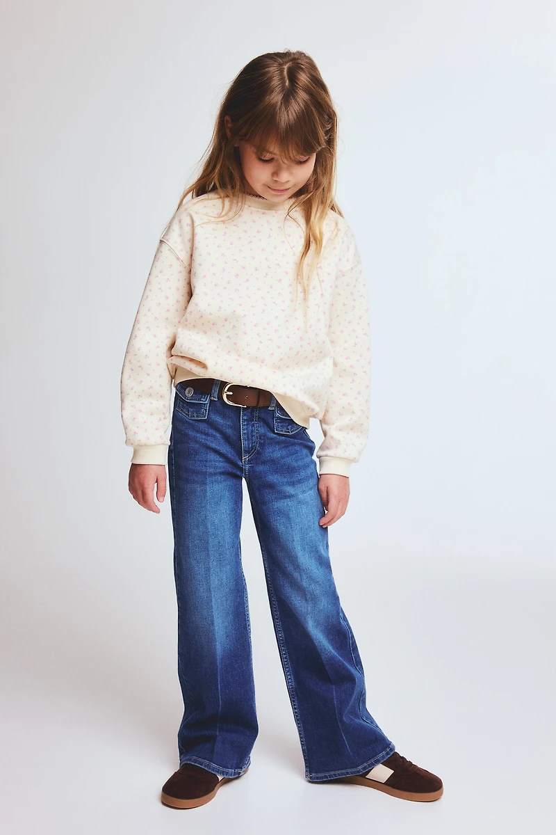 Printed Brushed-Inside Sweatshirt