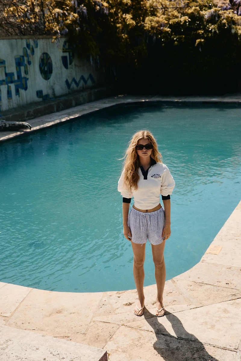 Linen Drawstring Shorts