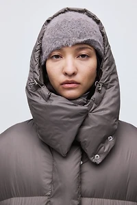 Veste à capuche en duvet