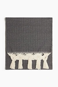 Cotton Shawl with Fringe