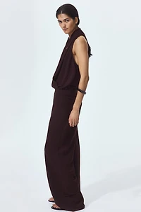 Wide-Leg Pull-On Pants